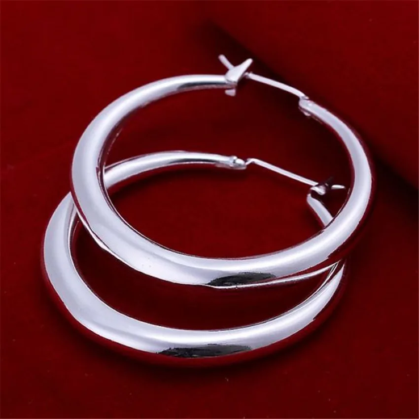 Street Fashion Earrings - Boucles d'oreilles rondes Y2k en argent