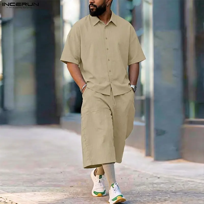 Ensembles Homme INCERUN – Chem - Fashion Streetwear avis et prix