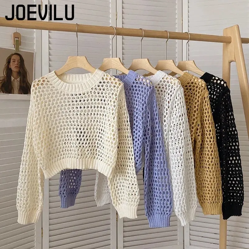 Haut court en tricot ajouré po - Street Fashion Korea avis et prix