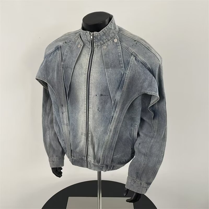 Veste en jean sale en détresse - Street Fashion Vibes avis et prix