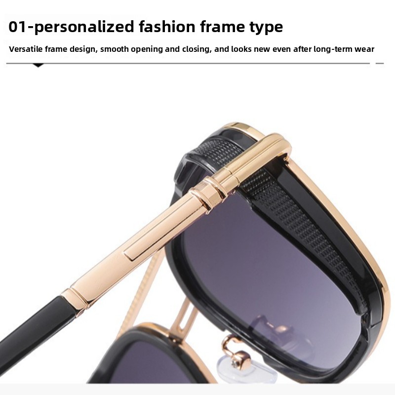 Lunettes de soleil rétro ovale - Street Fashion Photography avis et prix