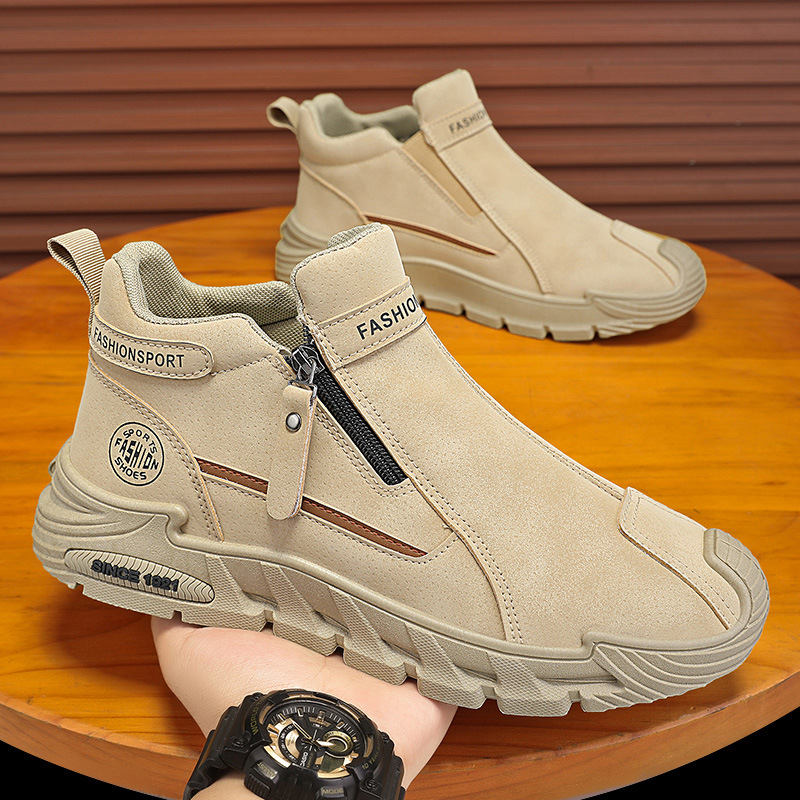Bottes courtes décontractées p - Street Fashion Walk avis et prix