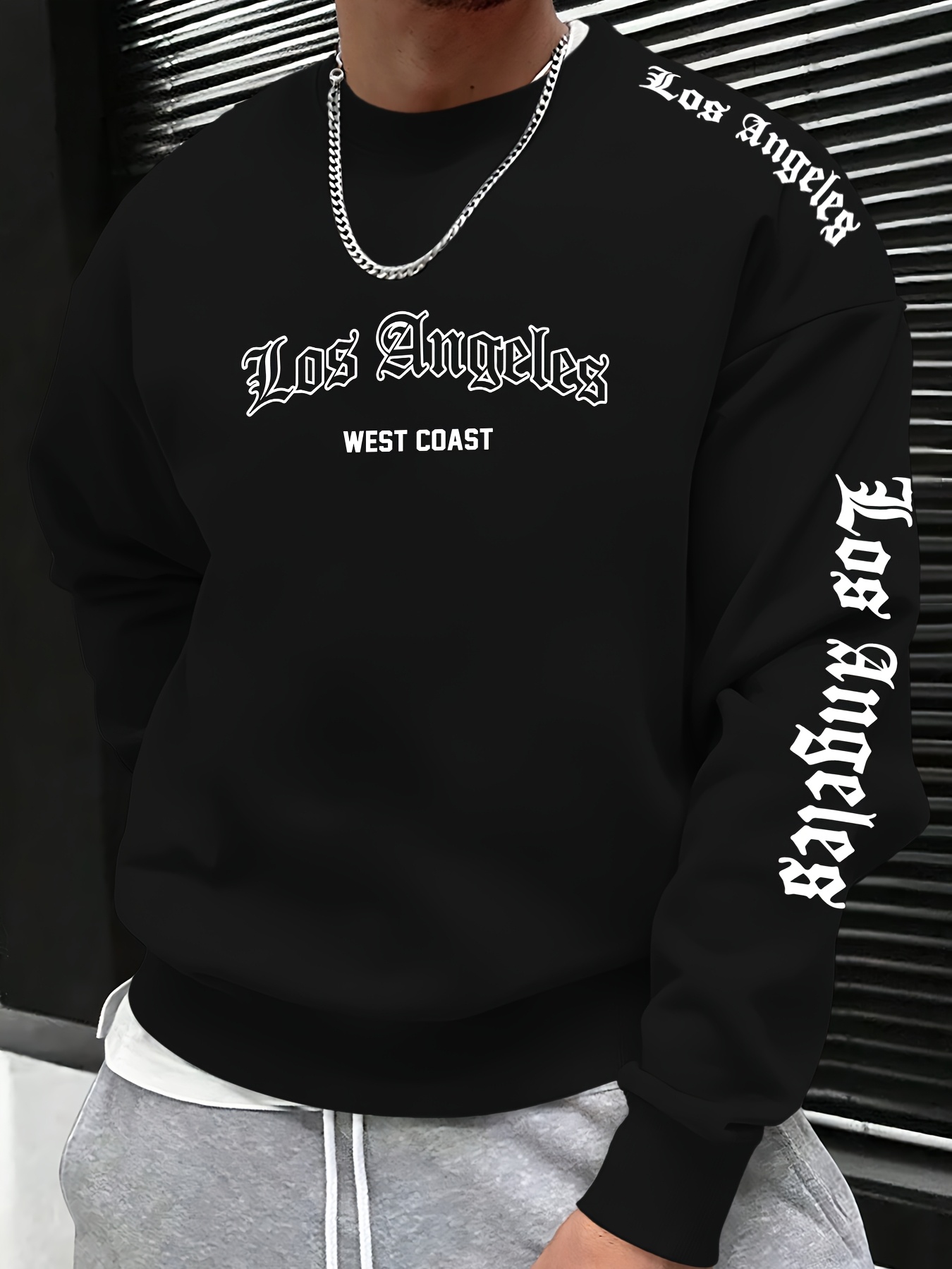 Sweat-shirt à col rond pour ho - Fashion Streetwear avis et prix
