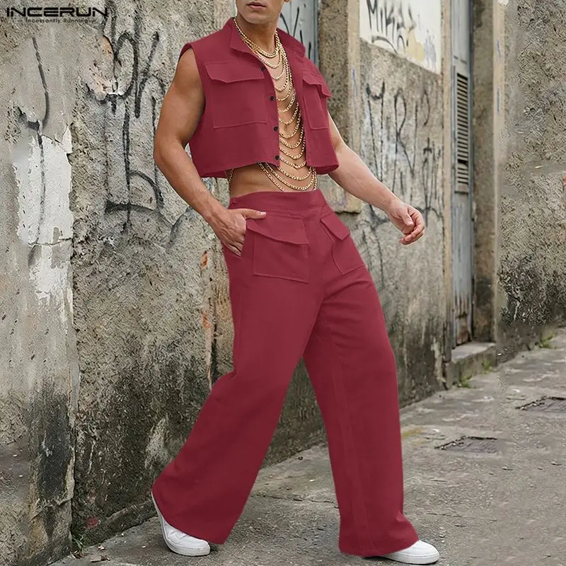 INCERUN Ensembles Homme – Haut - Fashion Streetwear avis et prix