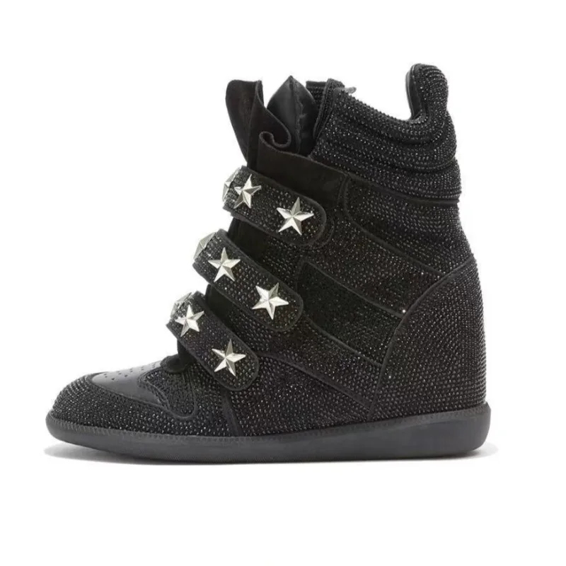 Bottines à strass pour femmes, - Street Fashion Walk avis et prix