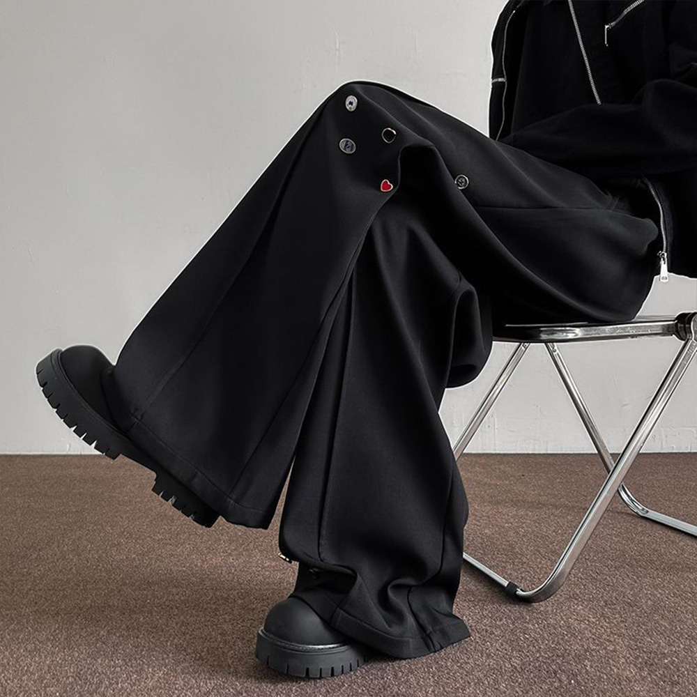Pantalon pour hommes bouton dé - Street Fashion Men 2025 avis et prix