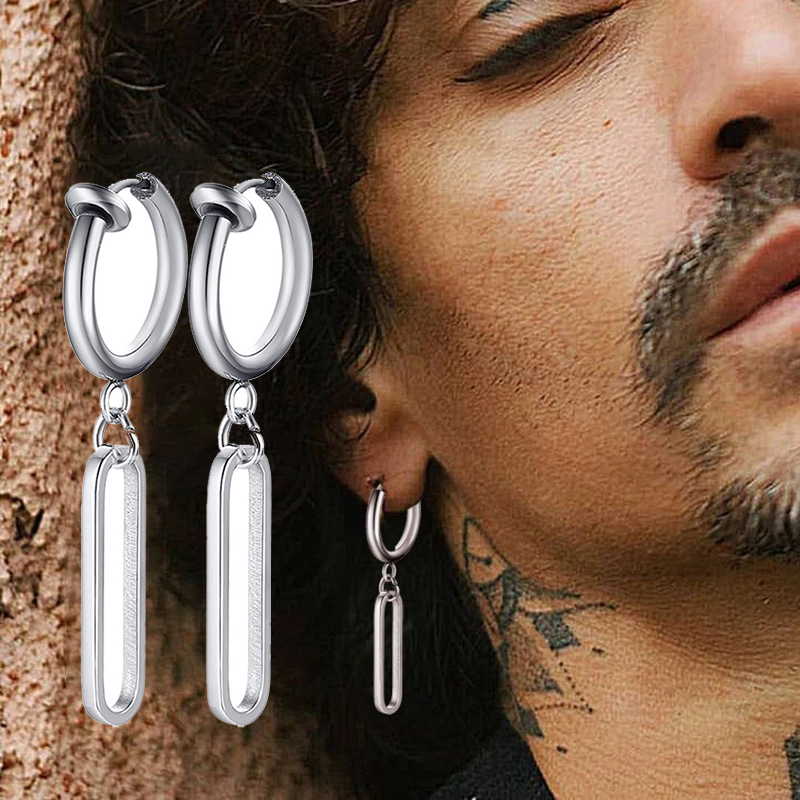 Mode acier inoxydable lame bou - Street Fashion Earrings avis et prix