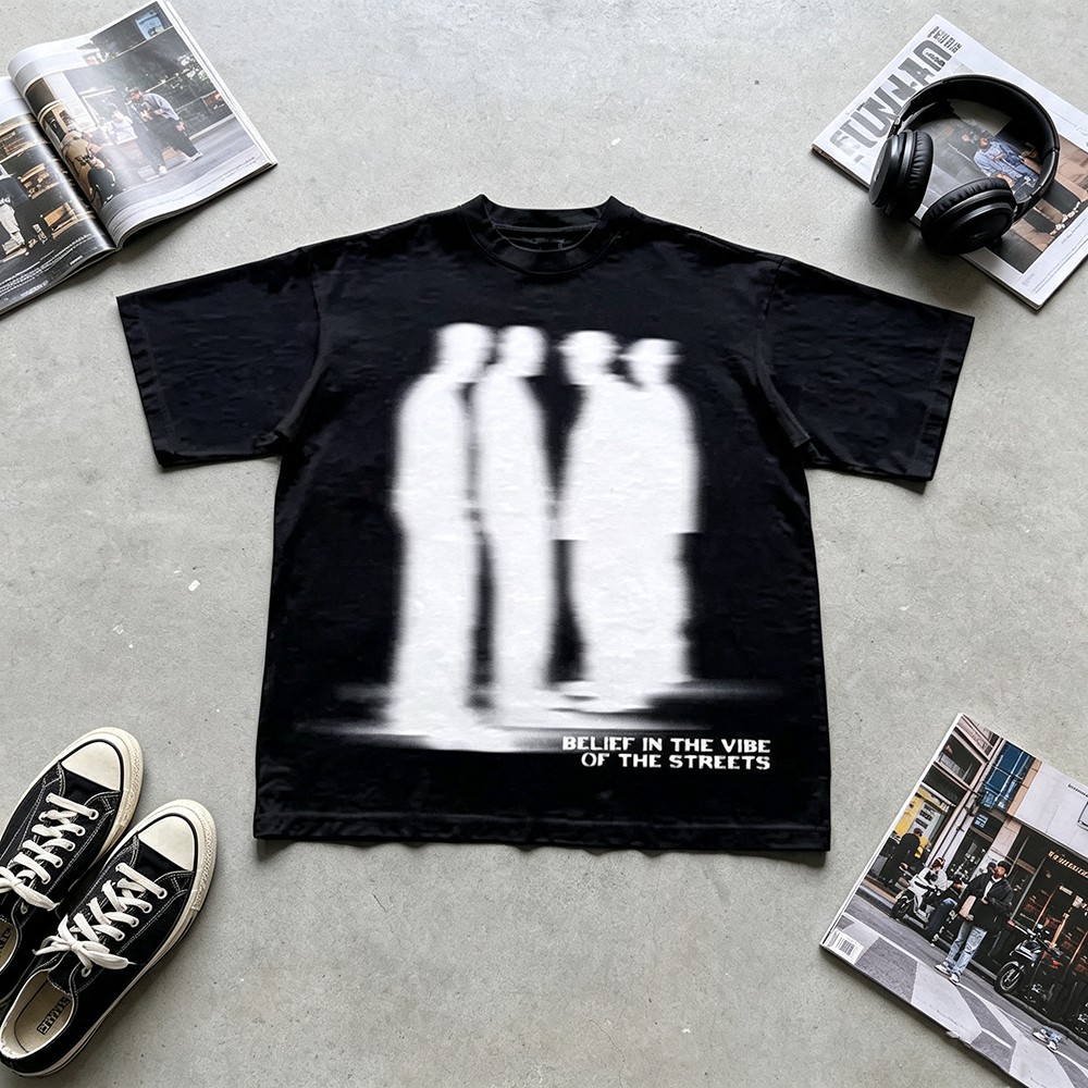 T-shirt graphique unisexe à co - Street Fashion Vibes avis et prix