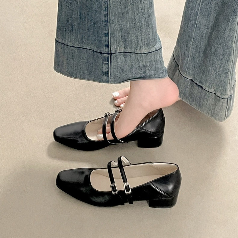 Chaussures Mary Jane argentées - Street Fashion Styles avis et prix