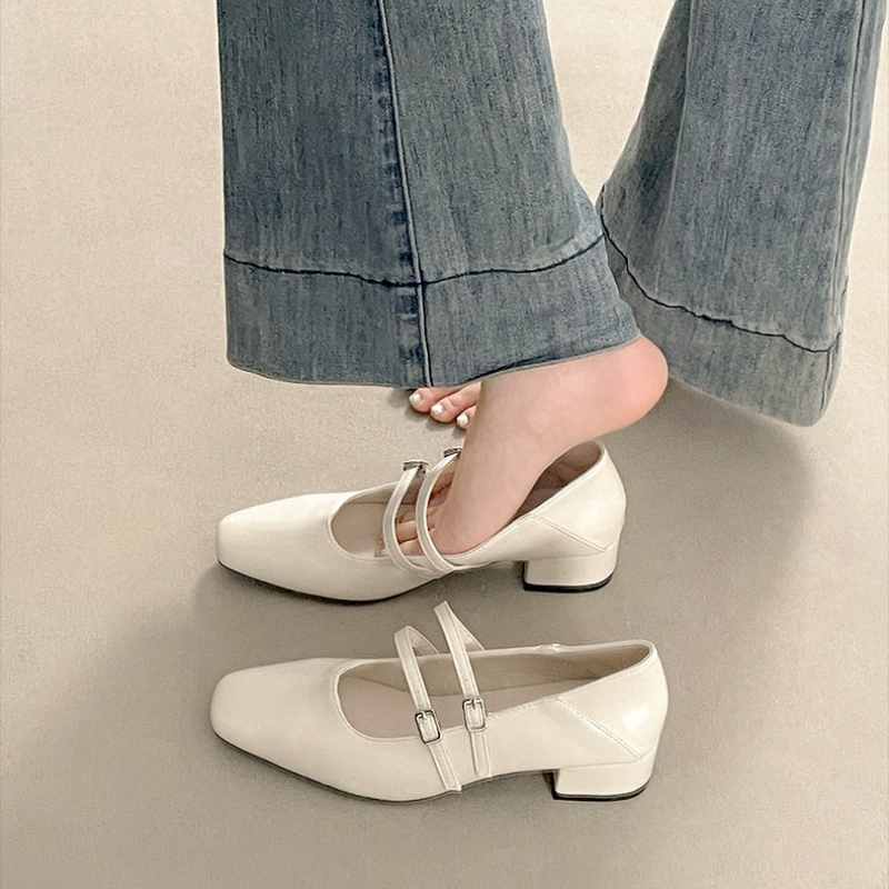 Chaussures Mary Jane argentées - Street Fashion Styles avis et prix